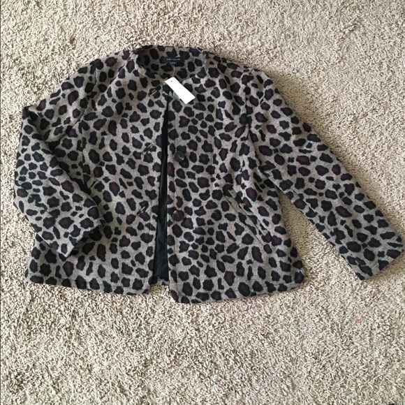 Ann Taylor Cheetah / Leopard Blazer - Picture 2 of 2